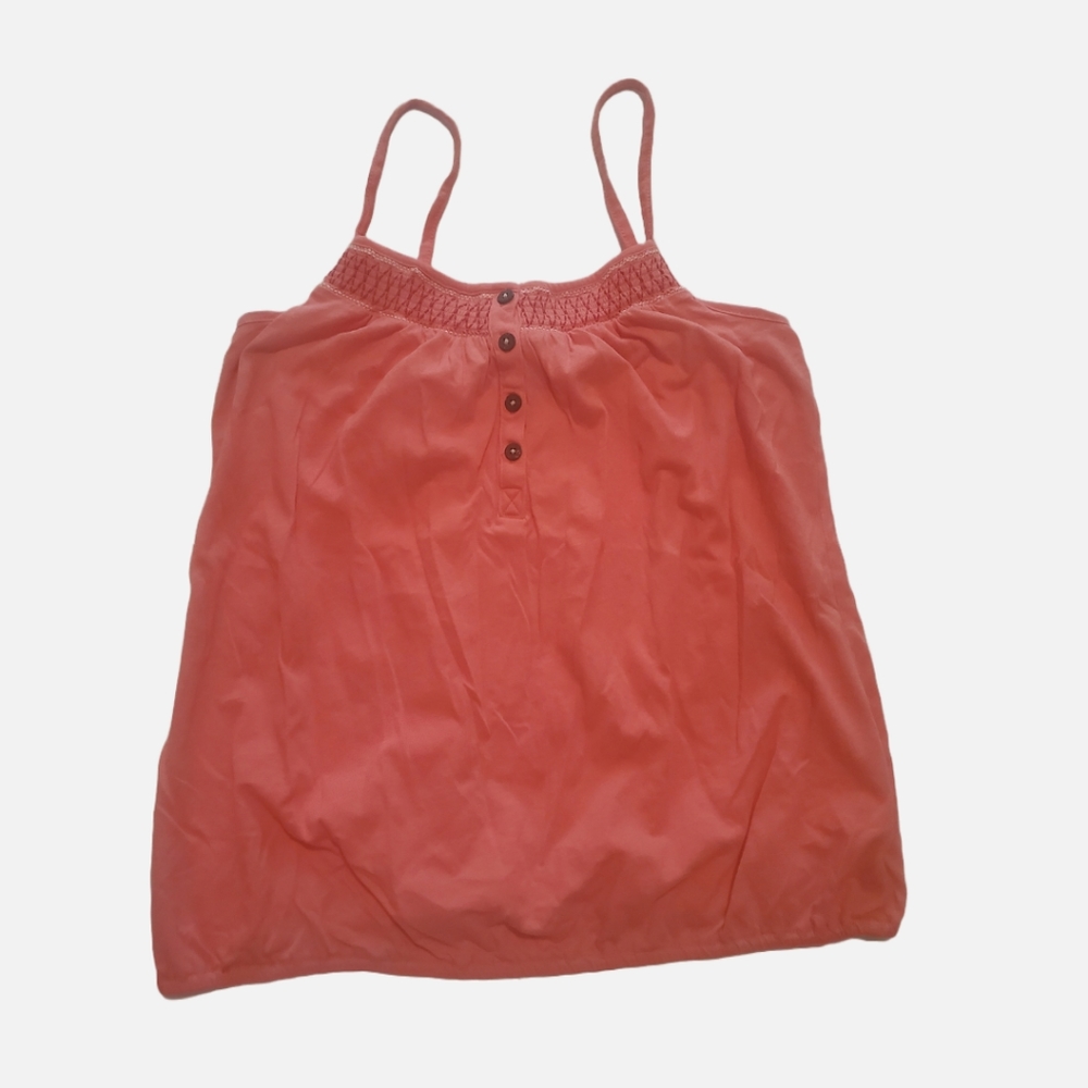 Women's Cami spaghetti strap tank top.  Peach coral size medium Old Navy